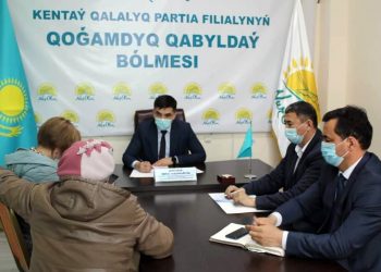 Қоғамдық қабылдауда кентаулық тұрғындардың мәселелері қаралды