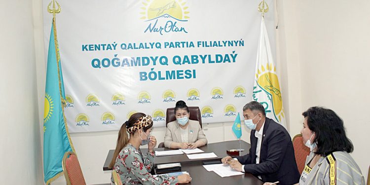 Қабылдауға келген тұрғындардың мәселелері оң шешімін тапты