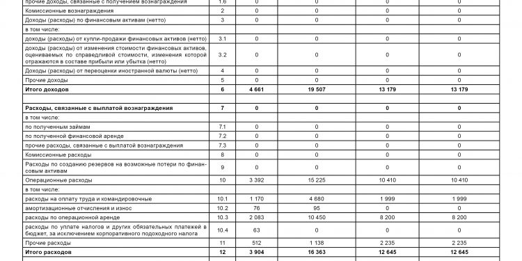 ТОО «Ломбард «Экспресс-2020»  годовой отчет 2