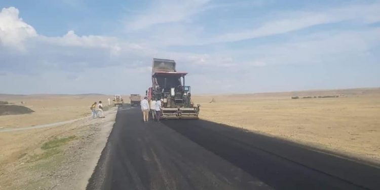 «КЕНТАУ-АЩЫСАЙ» БАҒЫТЫНДАҒЫ ЖОЛДЫ ЖӨНДЕУ ЖҰМЫСТАРЫ БАСТАЛДЫ