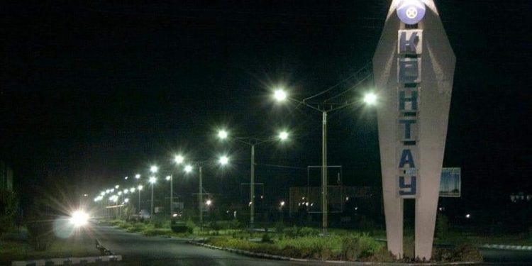 Биыл Кентаудың көшелер толық жарықтандырылады