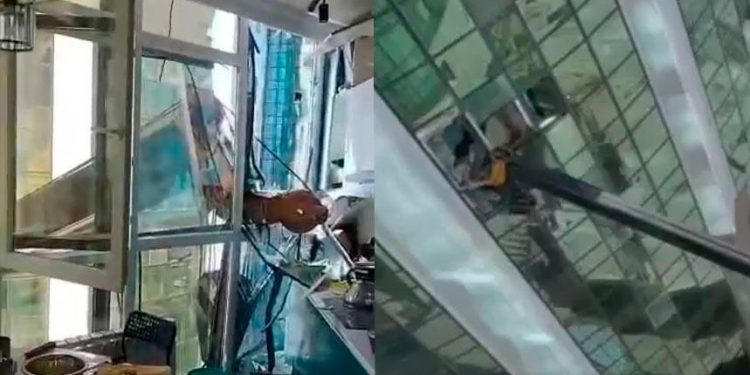 Нұр-Сұлтанда тұрғын үйдің алтыншы қабатына кран құлады