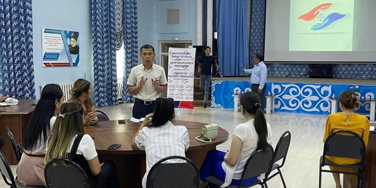 Кентауда байқау орталығы референдум бойынша семинар-кеңес өткізді