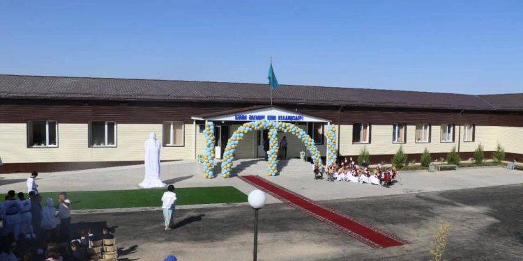 Түлкібас ауданында жаңа мектеп пайдалануға берілді