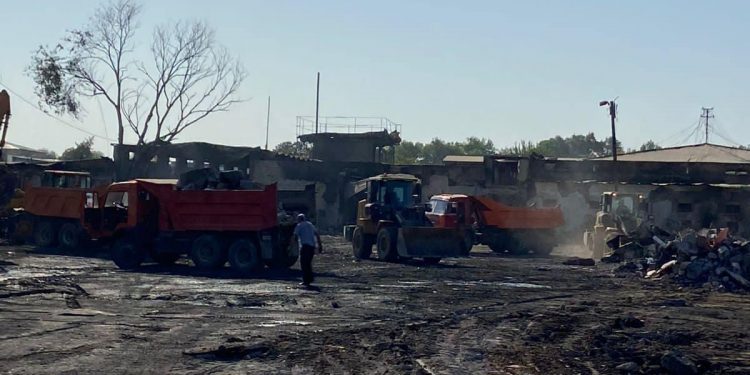 Жетісайдағы «Күлпаршын» базарының 75%-ы тазартылды