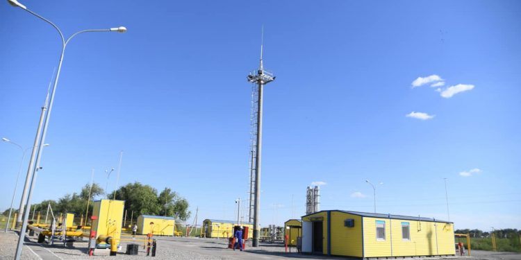 Сауранда 7 ауылды газбен қамтитын агтс іске қосылды