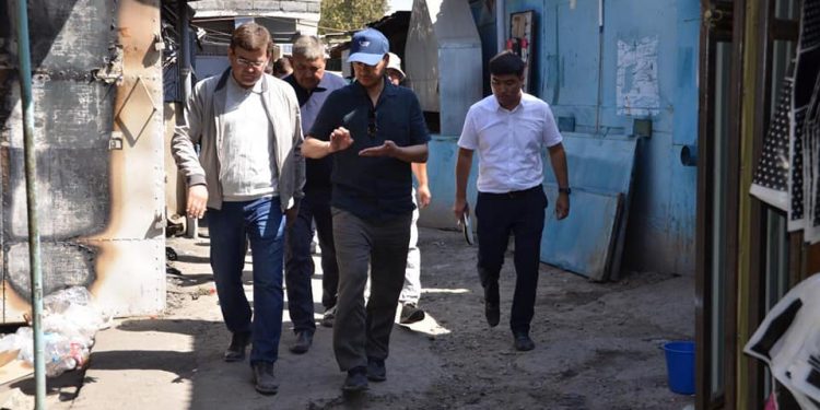 Жетісайда жаңа базардың құрылысы басталды