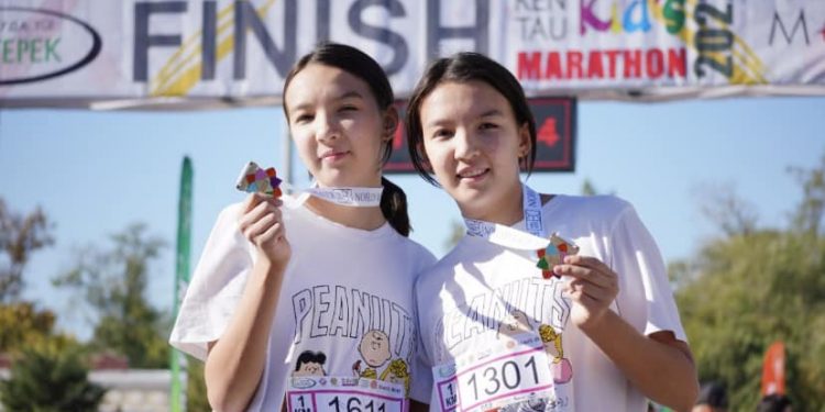 Кентауда «Kentau kids marathon 2022» балалар марафоны өтті
