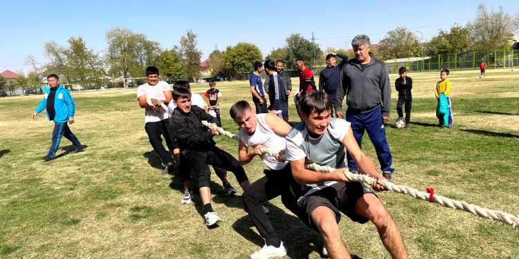 Сайрамда этнос жастары қазақтың ұлттық спорт түрлерінен сайысқа түсті