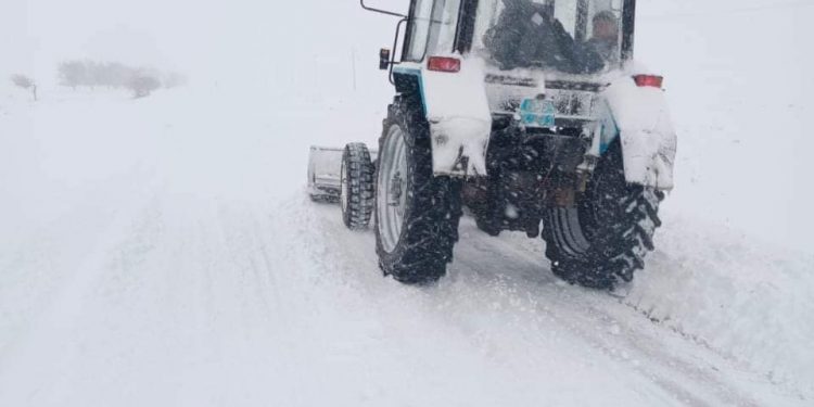 Түркістан облысында жолды қардан тазалау жұмыстары жалғасуда