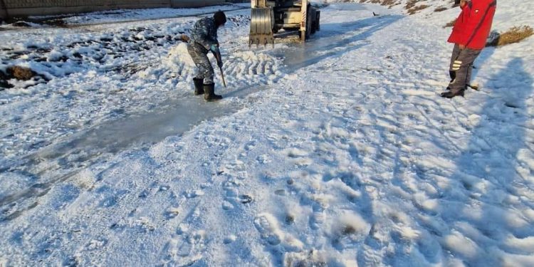 Арыста каналдар тазартылуда