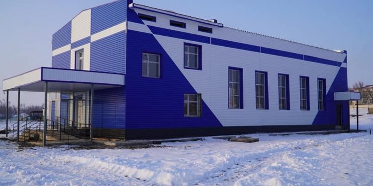 Бәйдібекте «Ауыл – ел бесігі» жобасымен дене шынықтыру-сауықтыру кешені салынып жатыр