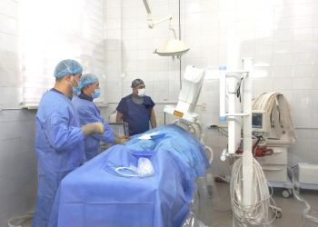 Сарыағашта Италияда шығарылған құрылғы арқылы күрделі оталар жасалды