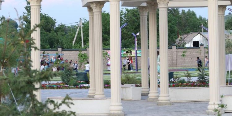 Төлеби ауданы көркейіп келеді