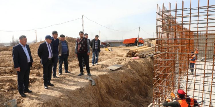 Сарыағашта ауыз су жүйесінің құрылысы жүріп жатыр