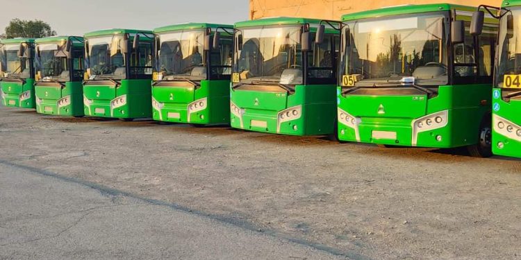 Түркістан қаласына жаңа автобустар әкелінді