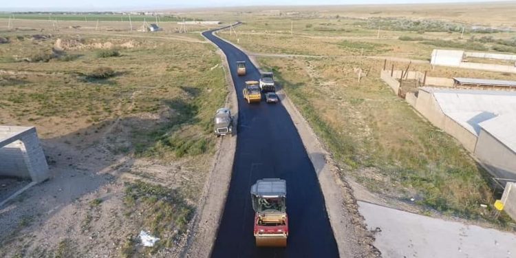 Созақтағы Жартытөбе мен Аққолтық елдімекендері асфальт жолмен толық қамтылады