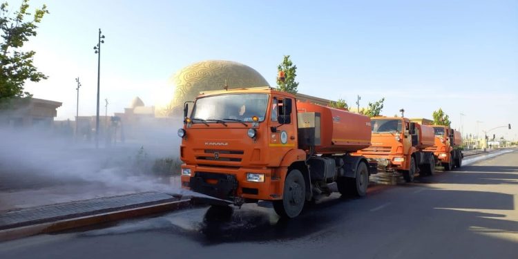 Түркістанда 34 техника аэрация әдісіне жұмылдырылды