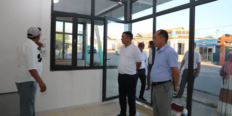 Сарыағаш қаласындағы аялдамалар жаңартылып жатыр