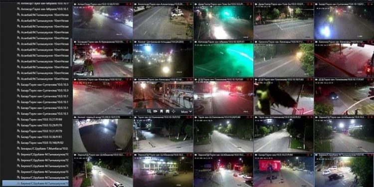 Түркістан қаласының қауіпсіздігі 812 бейнекамера арқылы бақыланады