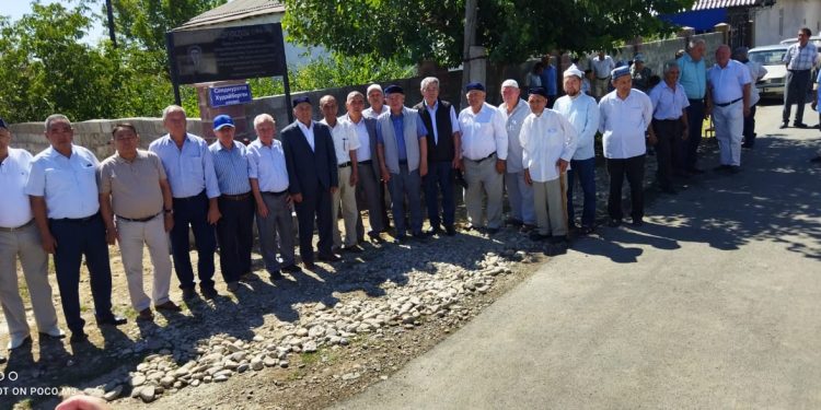 Қарнақта ардагер атындағы көшеге тақтайша орнатылды