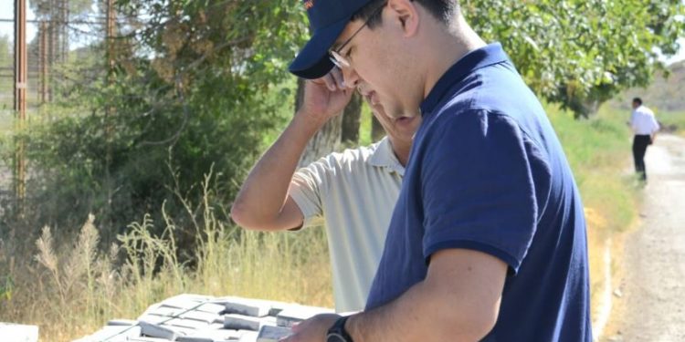 Жетісайдағы орталық саябақ жөнделіп жатыр