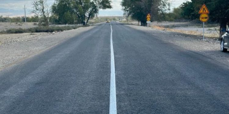 Түлкібас ауданында 16,7 шақырым жол жөнделді