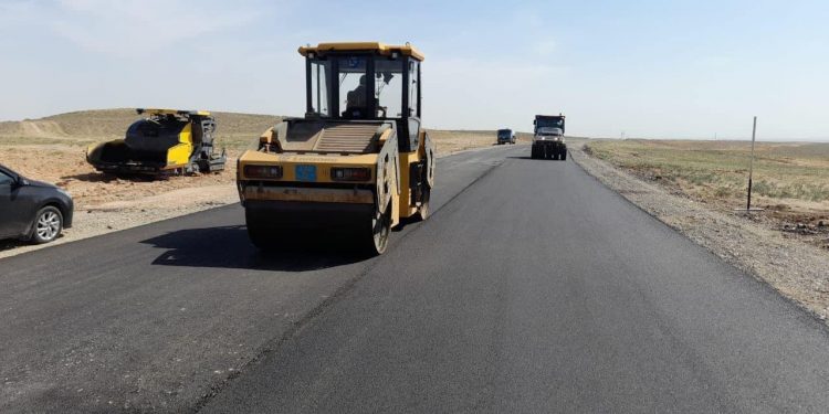 Келесте 401 шақырымды құрайтын ішкі көшелерге асфальт төселеді