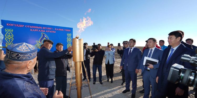 Түркістан облысындағы тағы бір ауыл газға қосылды