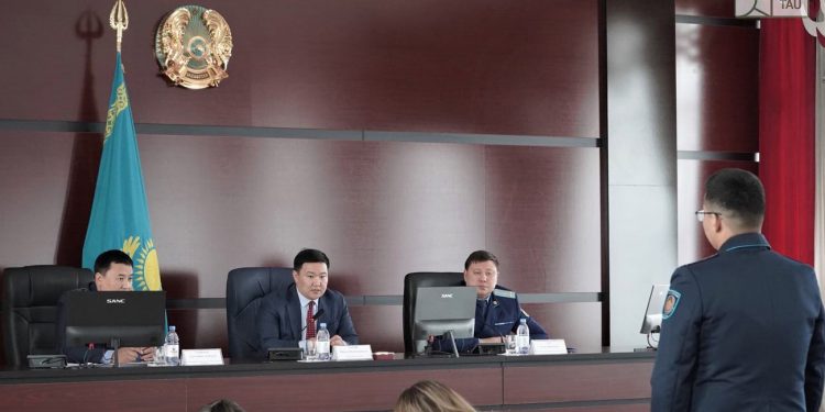 Кентау қалалық полиция бөлімінің жедел кеңесі өтті