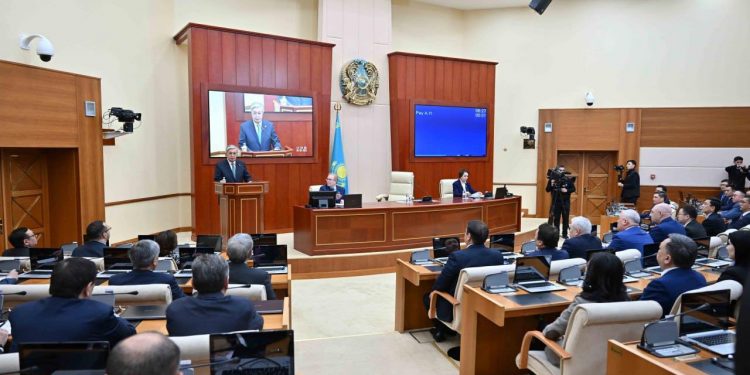 Президент Қасым-Жомарт Тоқаев Парламент Мәжілісінің пленарлық отырысына қатысты