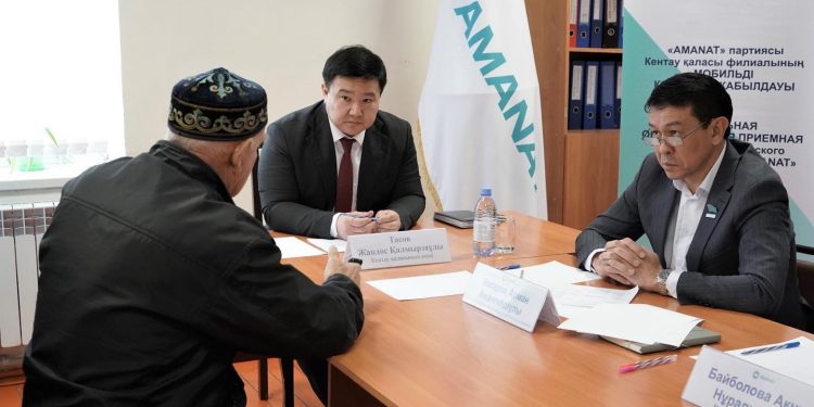 Кентауда көшпелі қоғамдық қабылдау өтті