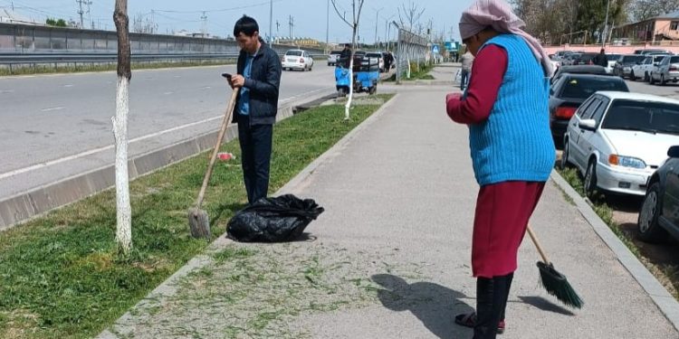 Сарыағаштықтар экологиялық акцияға белсене қатысуда