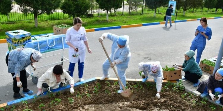 Ордабасылық дәрігерлер «таза қазақстан» акциясына үлес қосты