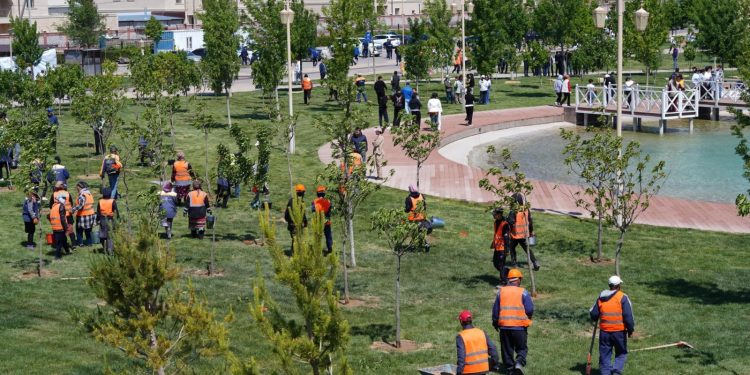 Түркістан облысында «Таза Қазақстан» акциясы аясында 1400-ден астам шара өтті