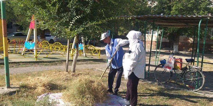 “Таза Қазақстан” экоакциясына кентаулықтар белсенді қатысуда