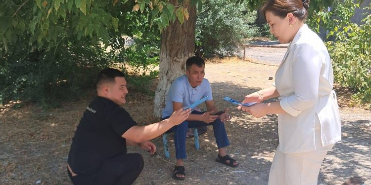 Абай даңғылы тұрғындарына діни сауаттылық тақырыбында түсіндіру жұмыстары жүргізілді