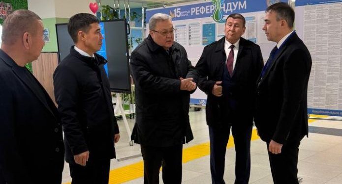 ҚР Орталық референдум комиссиясы төрағасының орынбасары Түркістандағы референдум учаскелерінің дайындығымен танысты