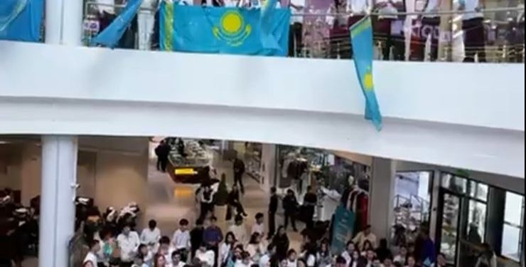 Республикалық референдум аясында «Voice wall» интерактивті алаңы ұйымдастырылды