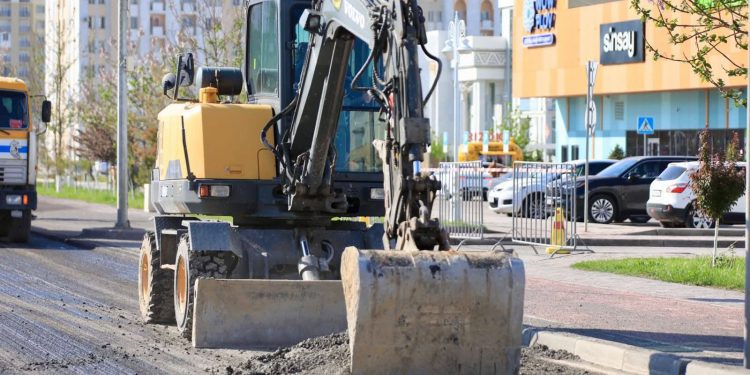 Түркістанда халықаралық транзиттік жолға жөндеу жұмыстары жүргізілуде