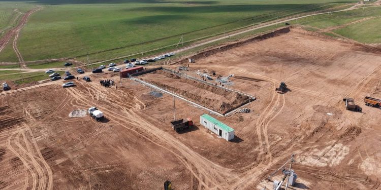 Сарыағашта өндірістік парк құрылысы қарқынды жүріп жатыр