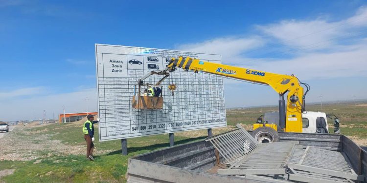 Түркістан облысында республикалық маңызы бар автомобиль жолдарын күтіп ұстау жұмыстары қарқынды жүріп жатыр