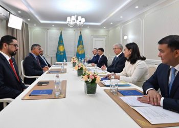 Мемлекет басшысы БҰҰ Дүниежүзілік метеорология ұйымының президенті, БАӘ Ұлттық метеорология орталығының бас директоры Абдулла Әл-Мандусты қабылдады